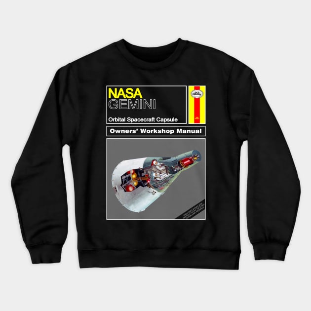 Gemini - Owners' Workshop Manual Crewneck Sweatshirt by RetroCheshire